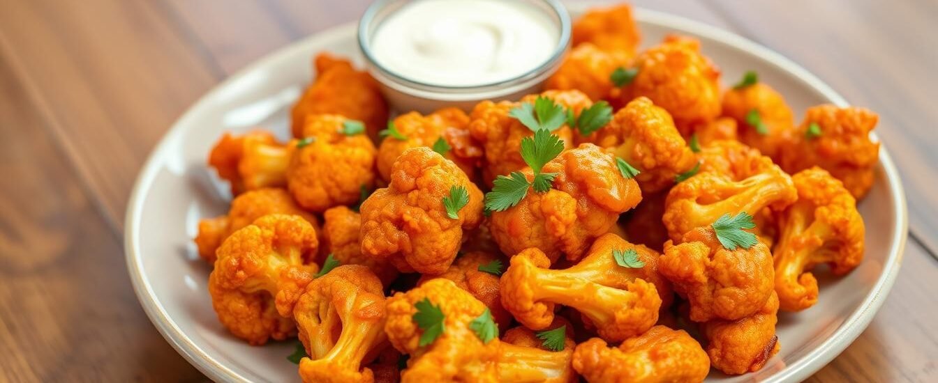 Air Fryer Buffalo Cauliflower