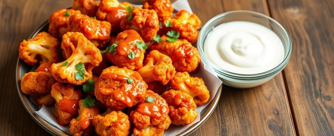 Air Fryer Cauliflower Wings