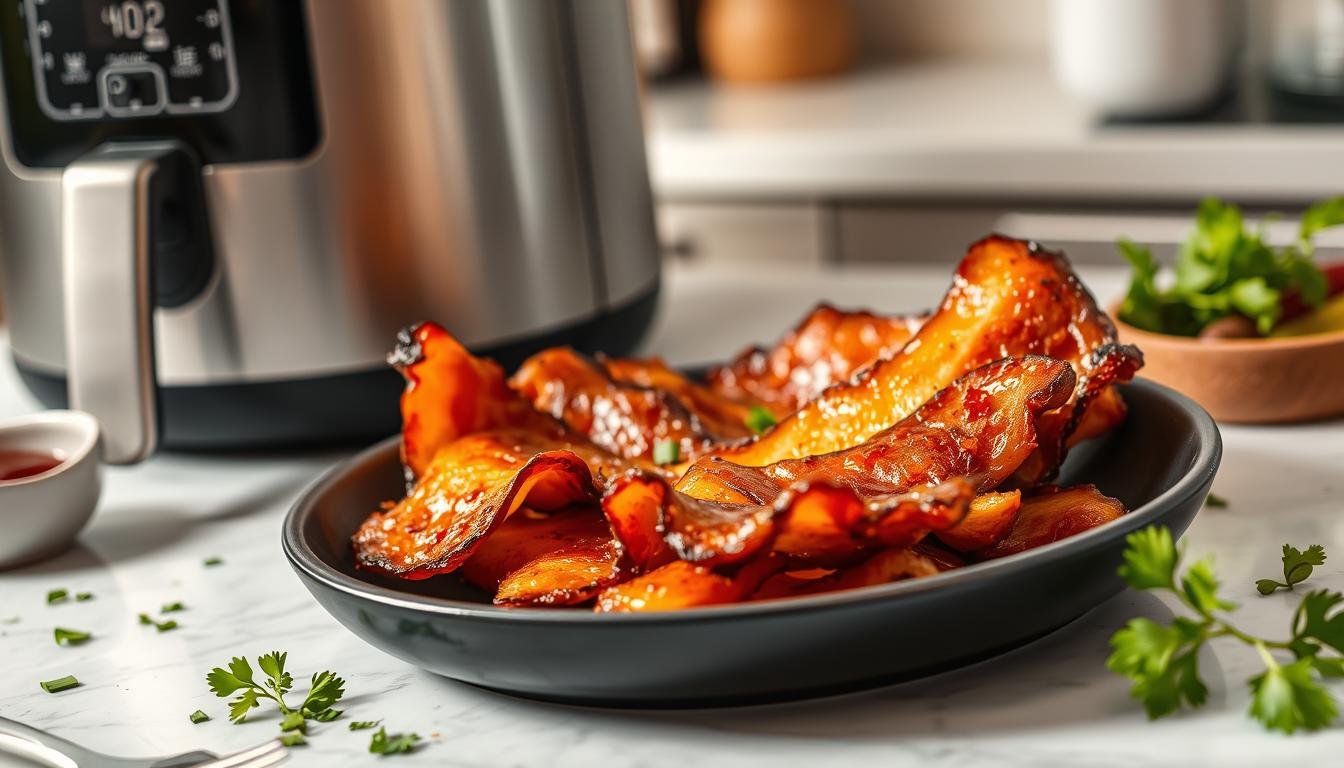 Air Fryer Chicken Bacon