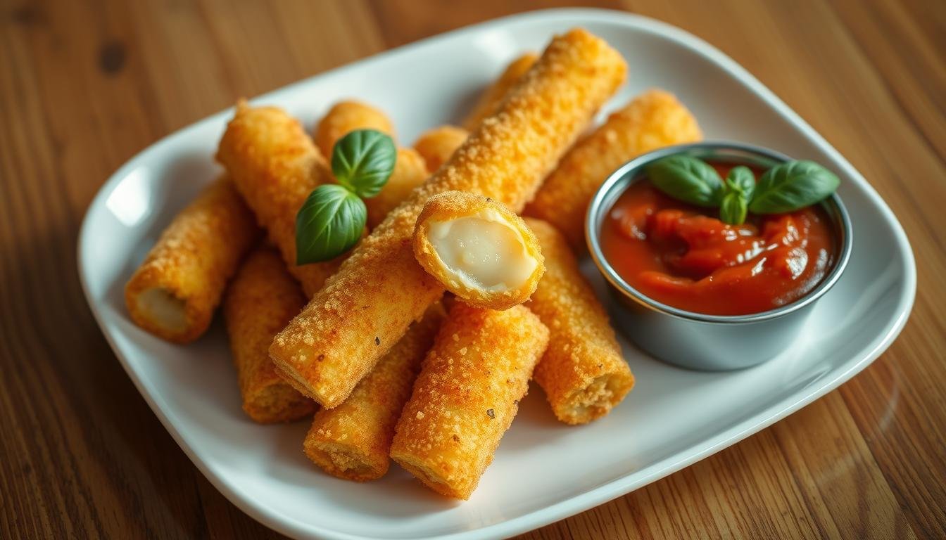 Air Fryer Mozzarella Sticks