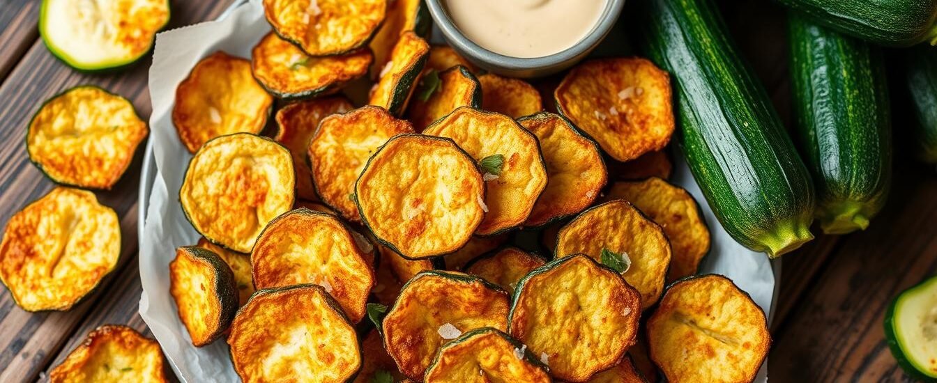 Air Fryer Zucchini Chips