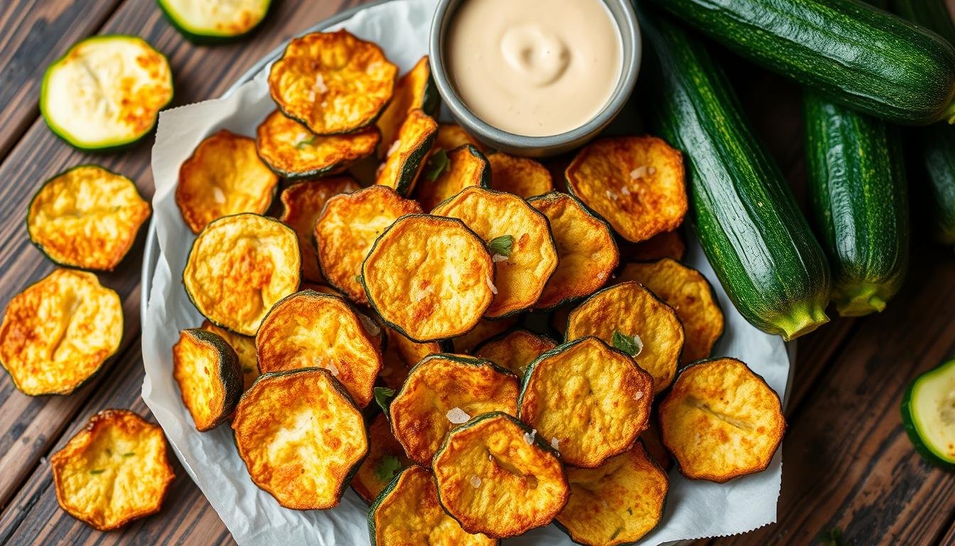 Air Fryer Zucchini Chips