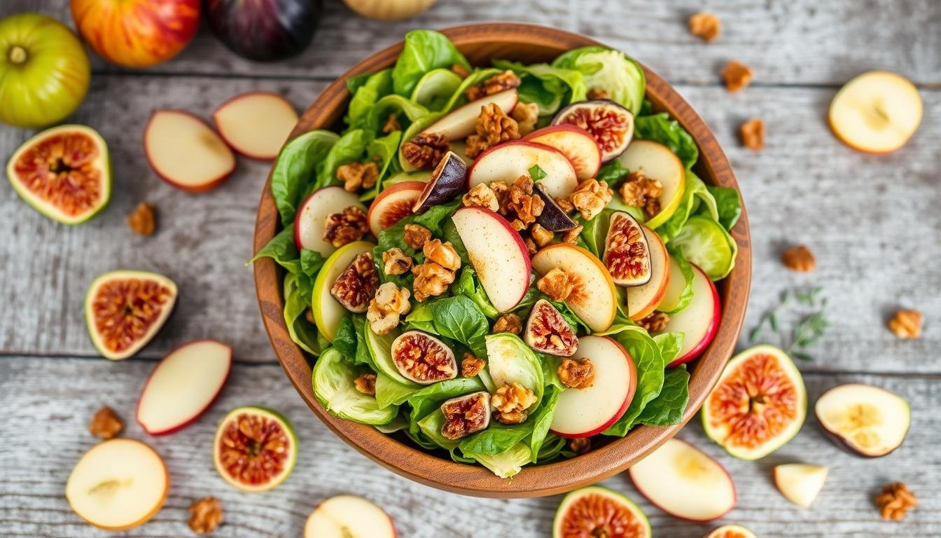 Apple, Fig & Brussels Sprouts Salad