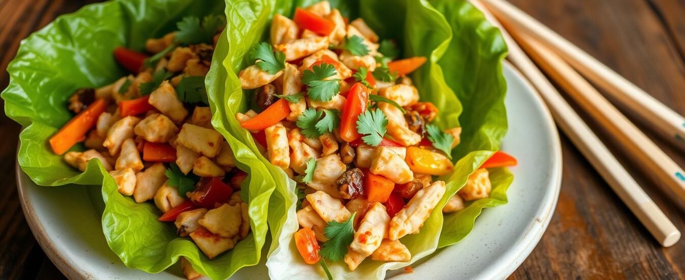 Asian Chicken Lettuce Wrap