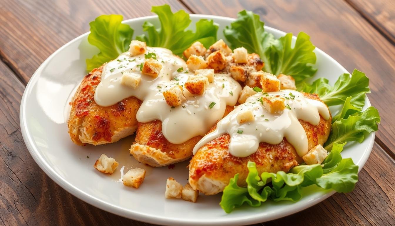 Baked Caesar Chicken