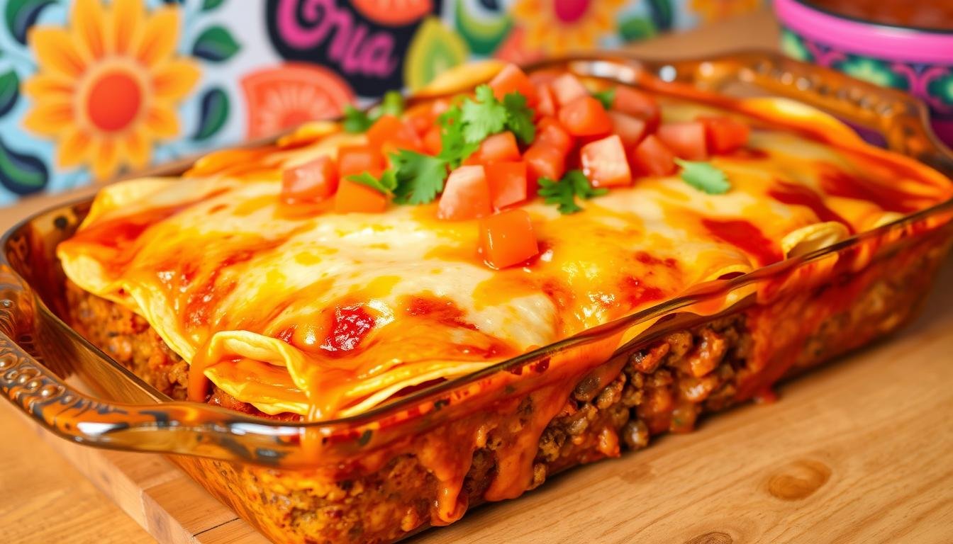 Beef Enchilada Casserole