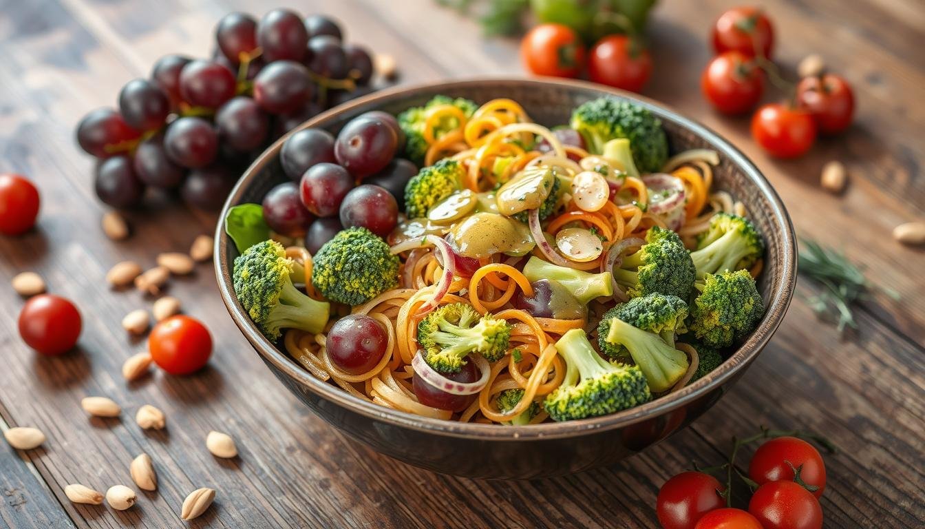 Broccoli, Grape, and Pasta Salad