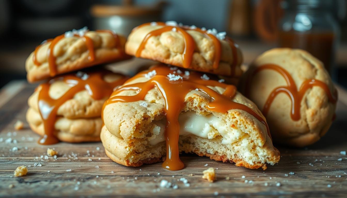 Caramel Cheesecake Cookies