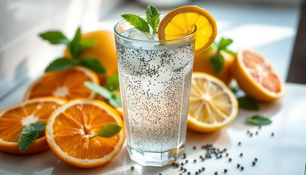 Chia Infused Water