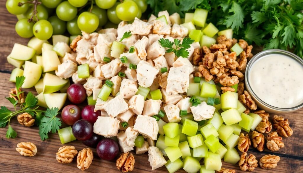 Chicken Waldorf Salad ingredients