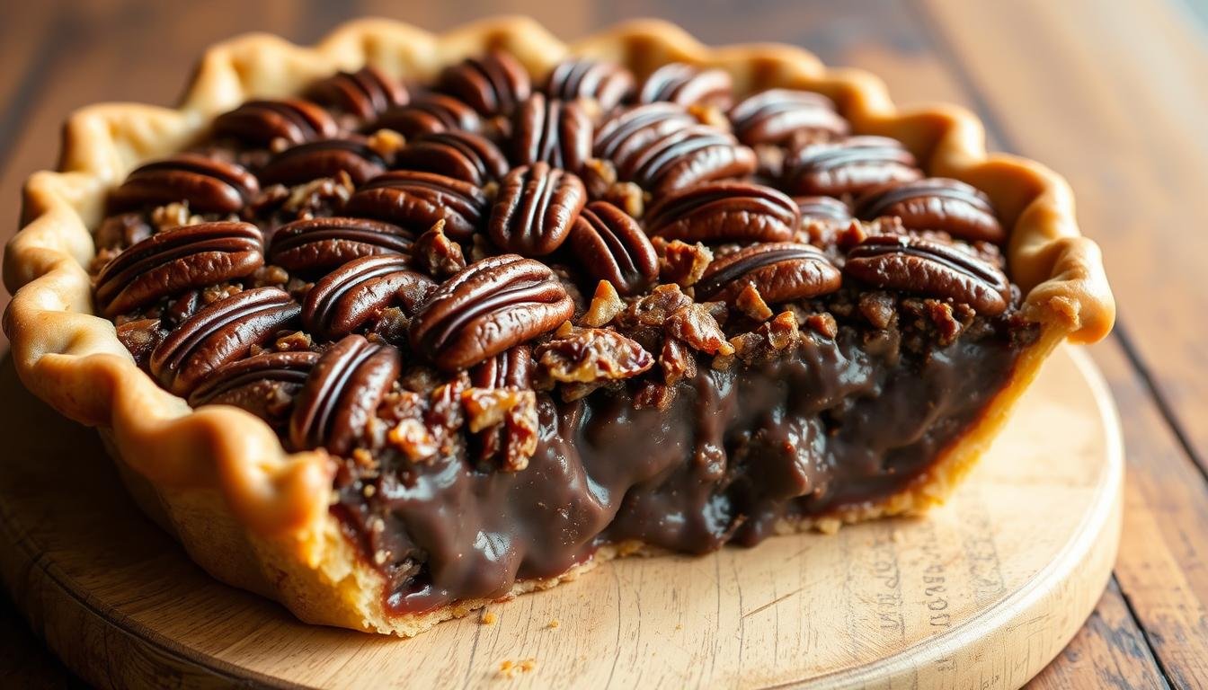 Chocolate-Bourbon Pecan Pie