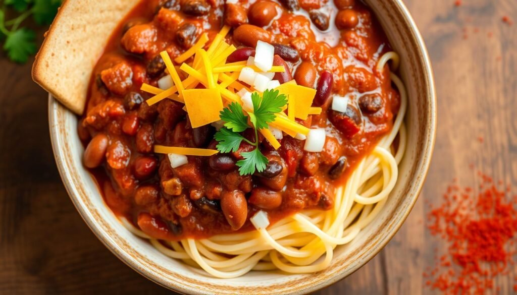 Cincinnati chili toppings