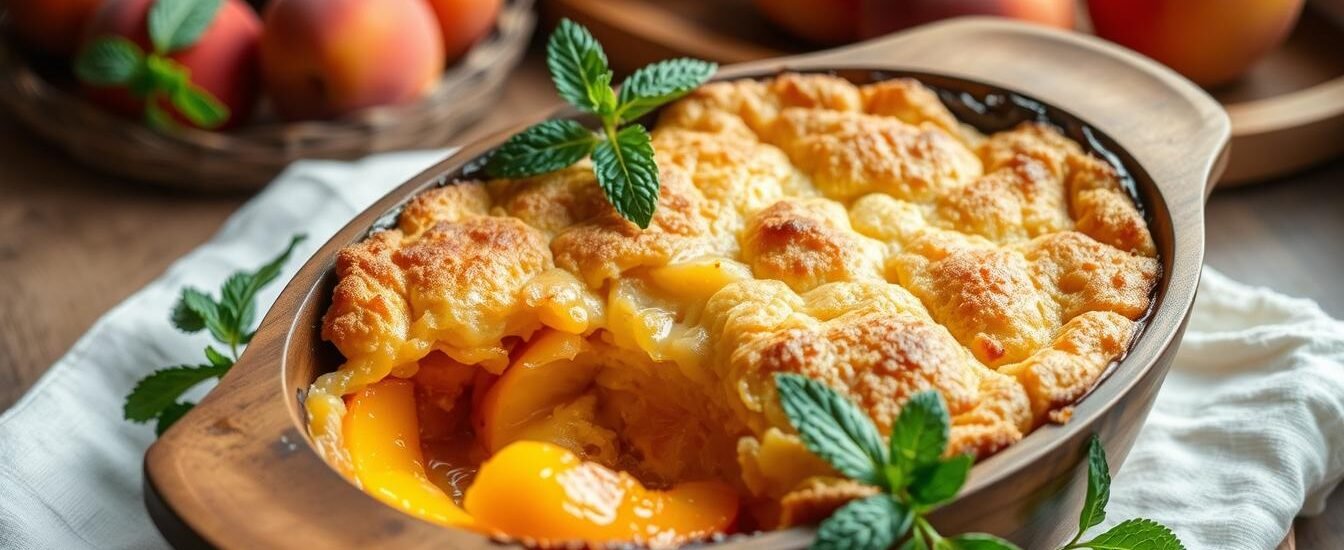 Easy Peach Cobbler