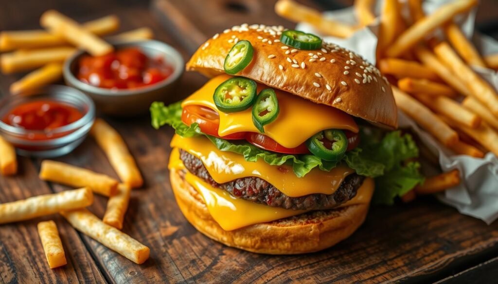 Green Chile Cheeseburger recipe