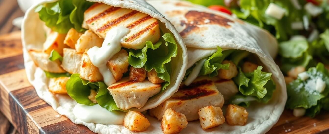 Grilled Chicken Caesar Wrap