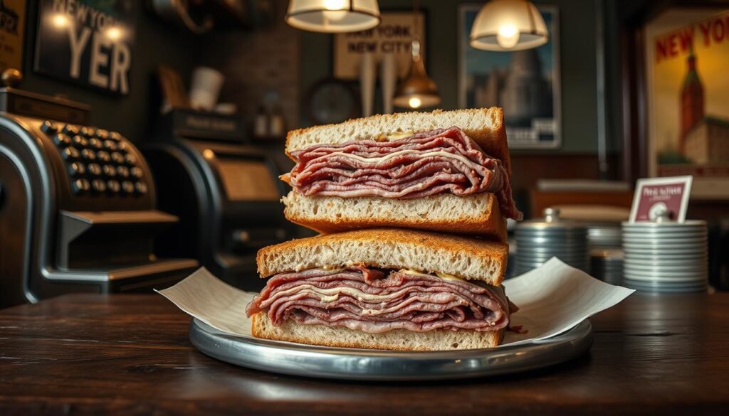 Historical origins of pastrami on rye