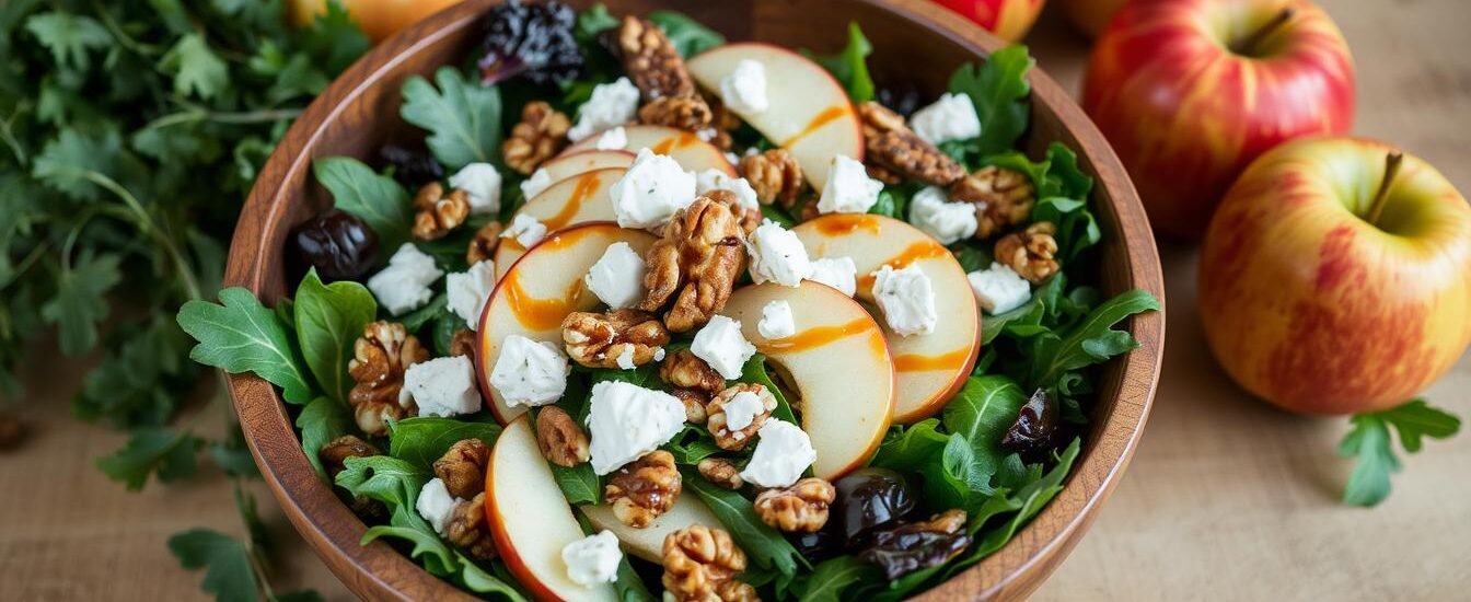 Honeycrisp Apple and Feta Salad