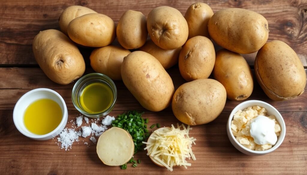 Ingredients for Air Fryer Baked Potato