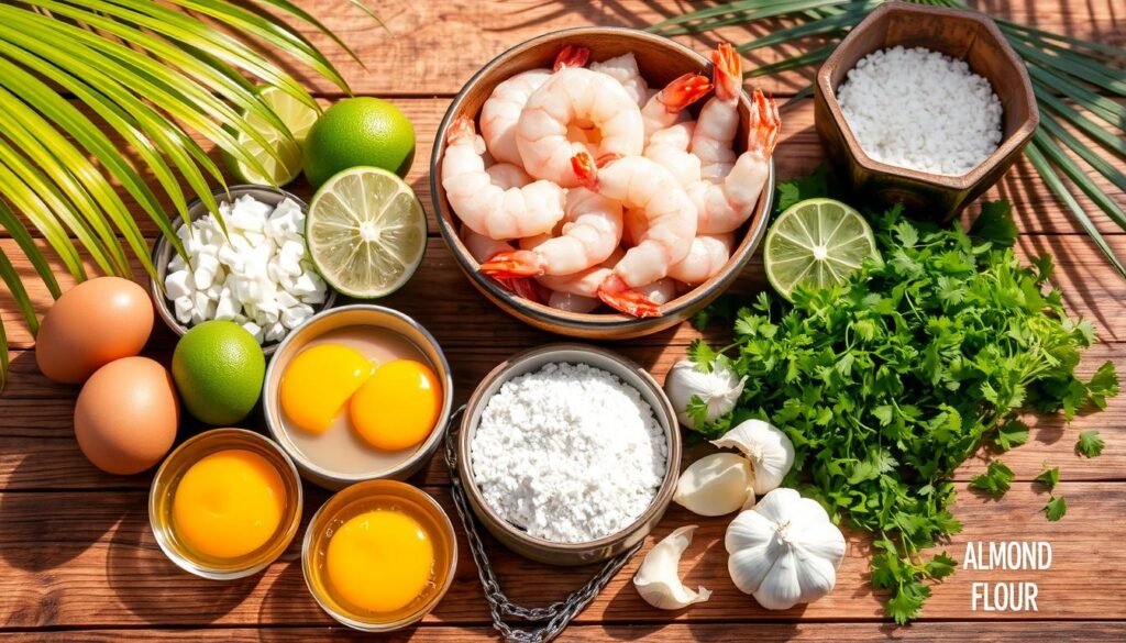 Ingredients for Coconut Shrimp recipe