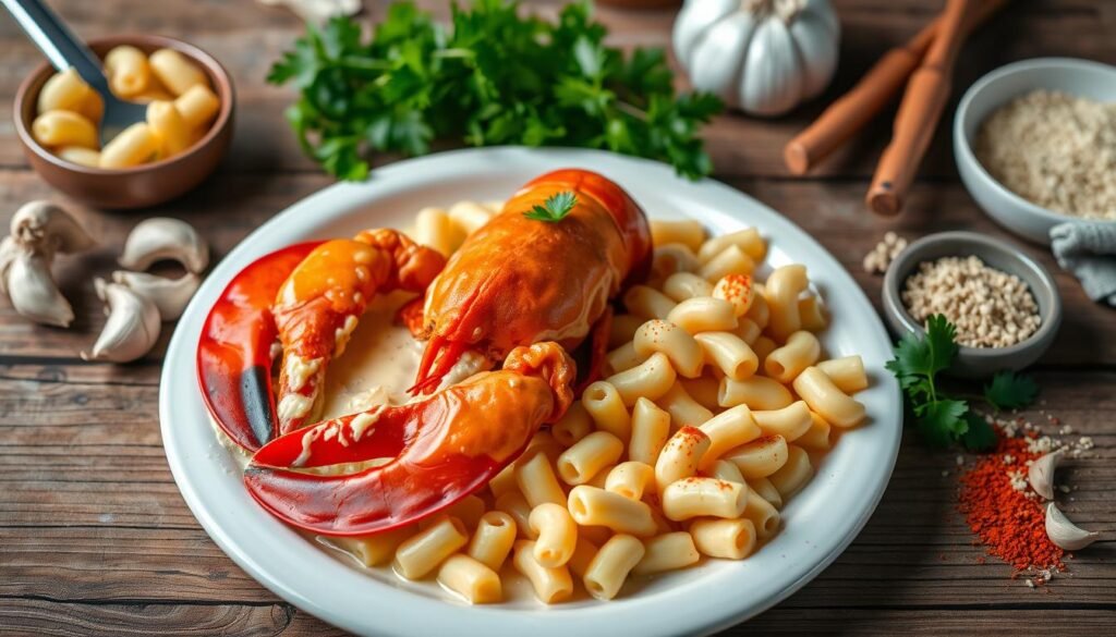 Ingredients for Homemade Lobster Mac and Cheese