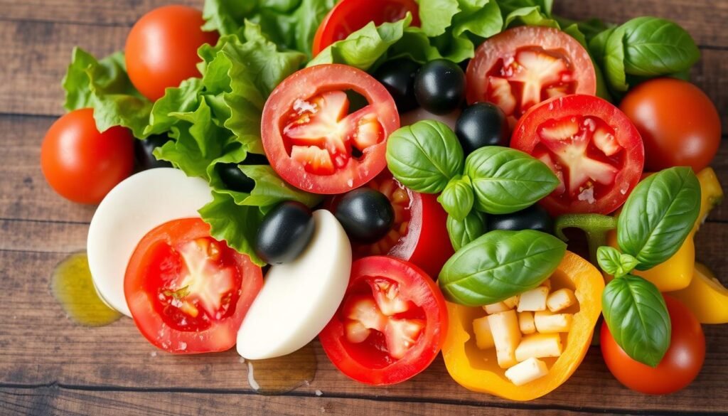 Italian Salad ingredients