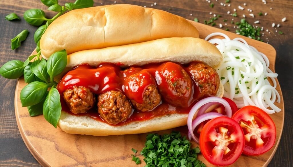 Meatball Sub ingredients