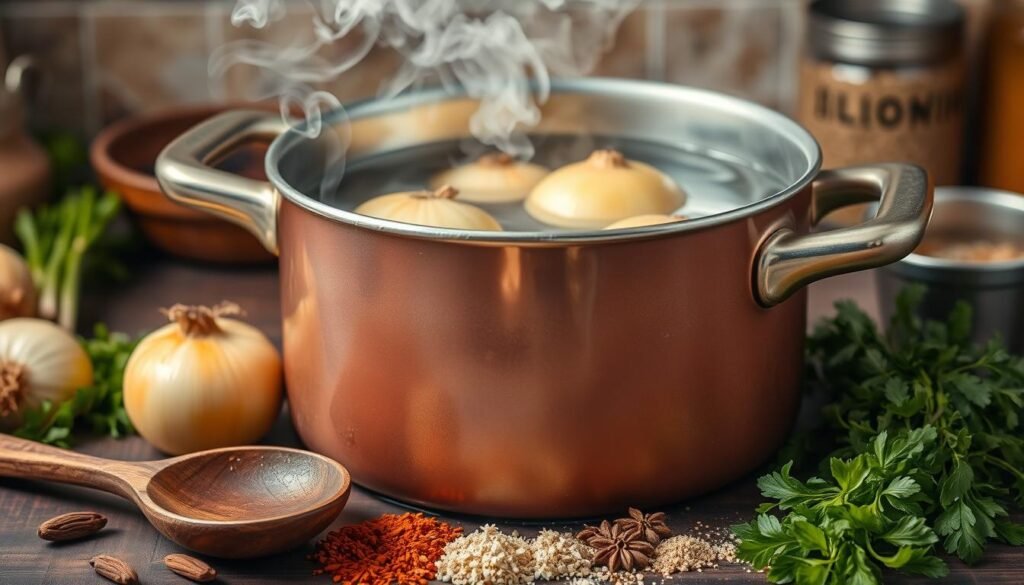 Onion Boil method