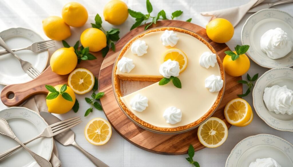 Serving suggestions for Lemon Icebox Pie