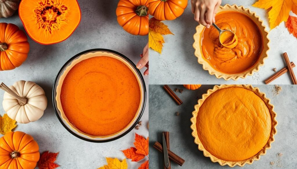 Step-by-step Pumpkin Pie