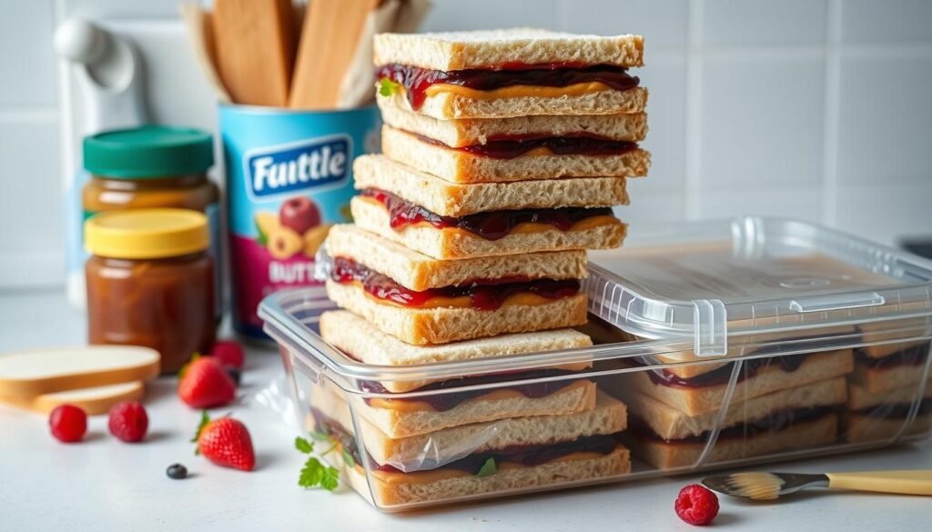 Storing PB&J Sandwiches