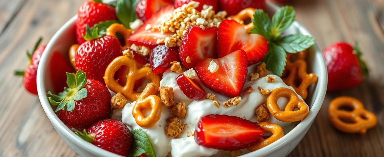 Strawberry-Pretzel Salad