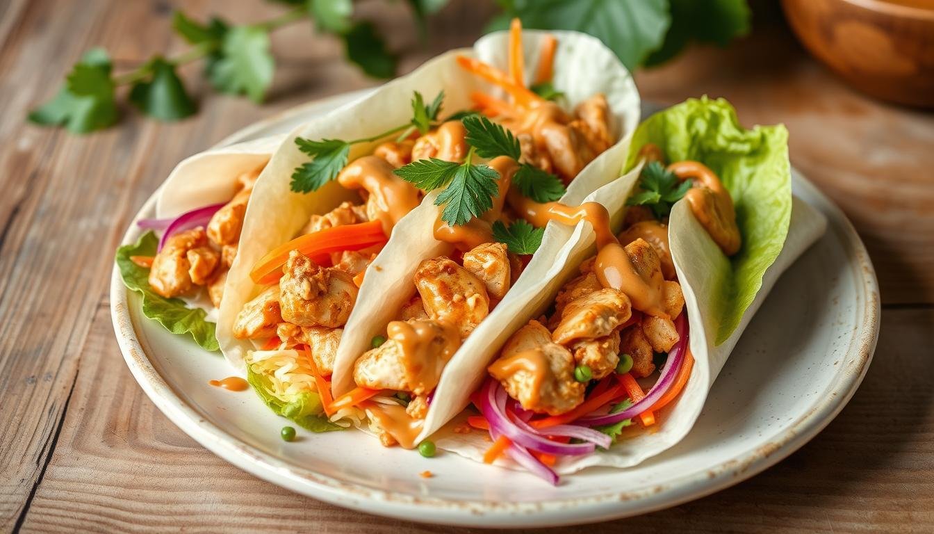 Thai Chicken Wraps