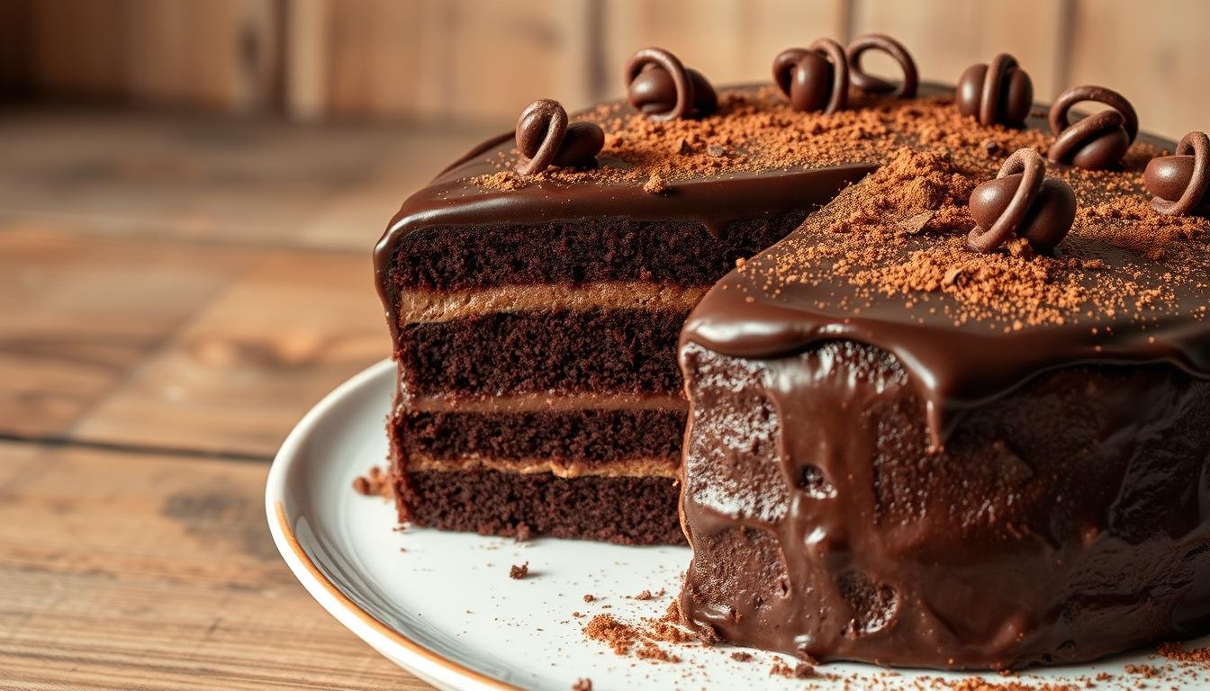 Triple-Chocolate Cake