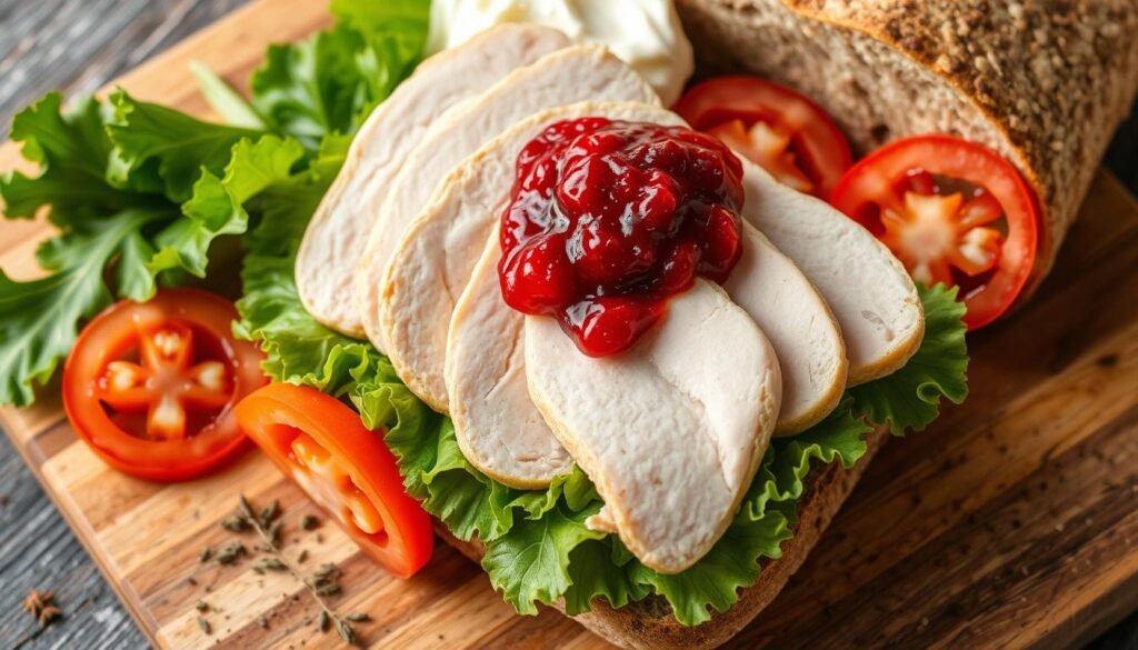 Turkey Cranberry Sandwich ingredients