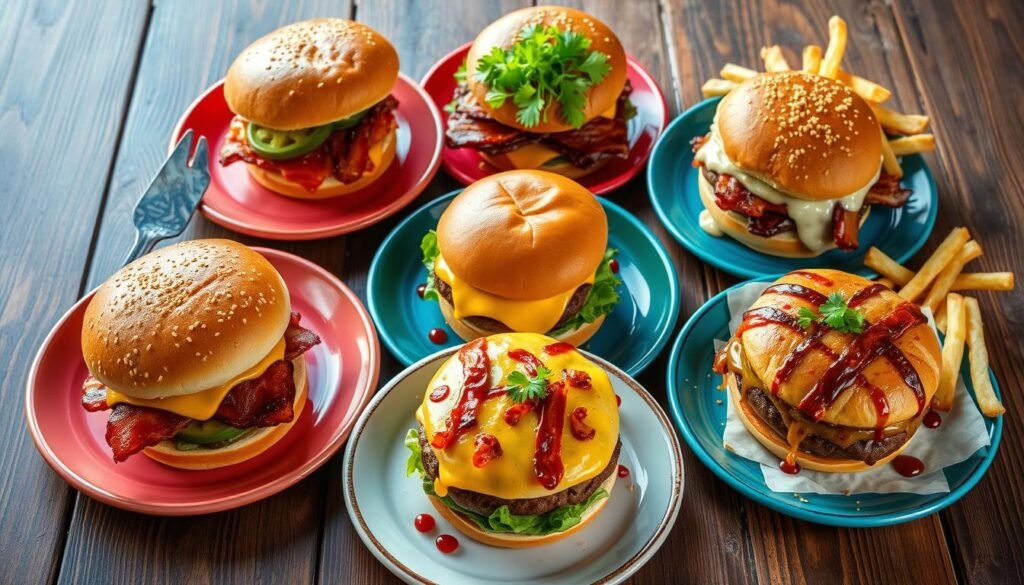 bacon cheeseburger variations