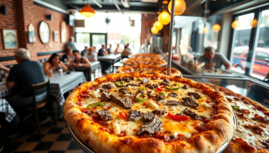 best restaurants cheesesteak pizza