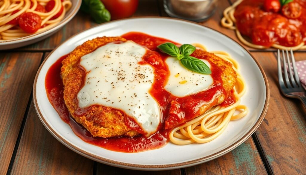 crispy air fryer chicken parmesan