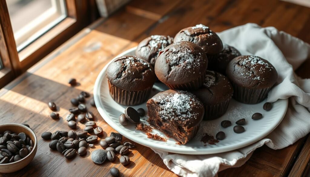 delicious chocolate muffins