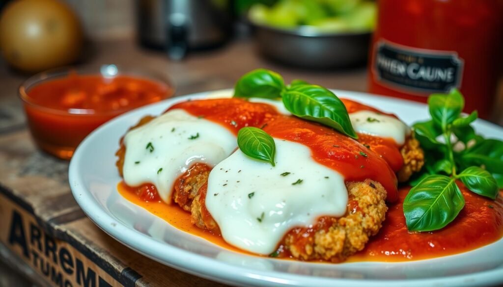 easy air fryer chicken parmesan