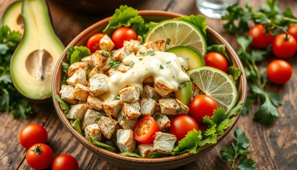 easy avocado chicken salad recipe