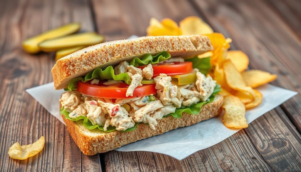 easy chicken salad sandwich