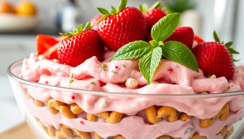 easy strawberry pretzel salad recipe