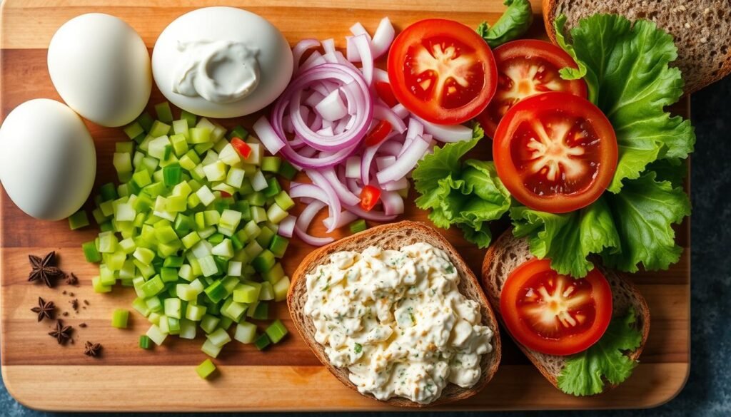 egg salad sandwich ingredients