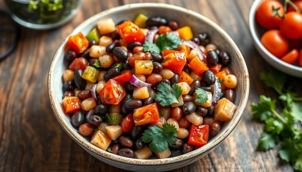 flavorful bean salad