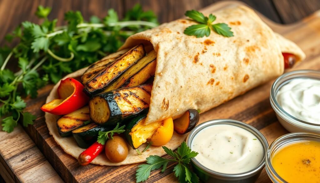 grilled vegetable wrap recipe