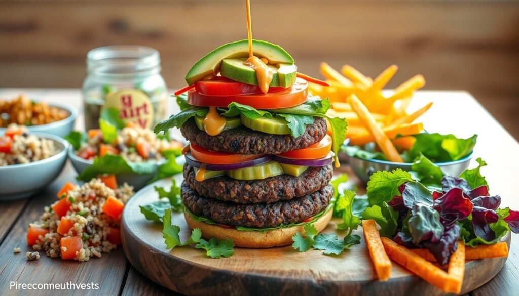 health benefits black bean burger