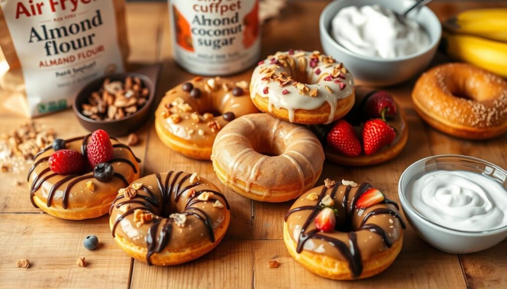 healthy dessert options air fryer donuts