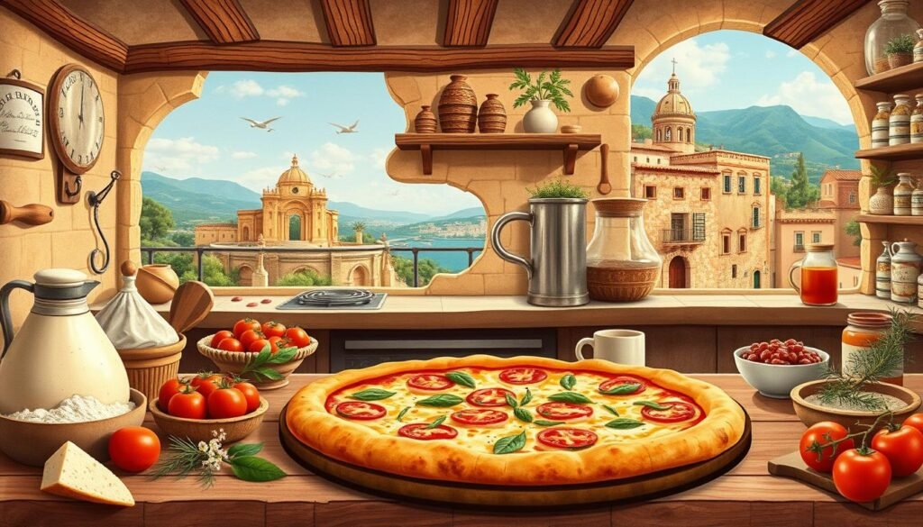 history of Sicilian pizza