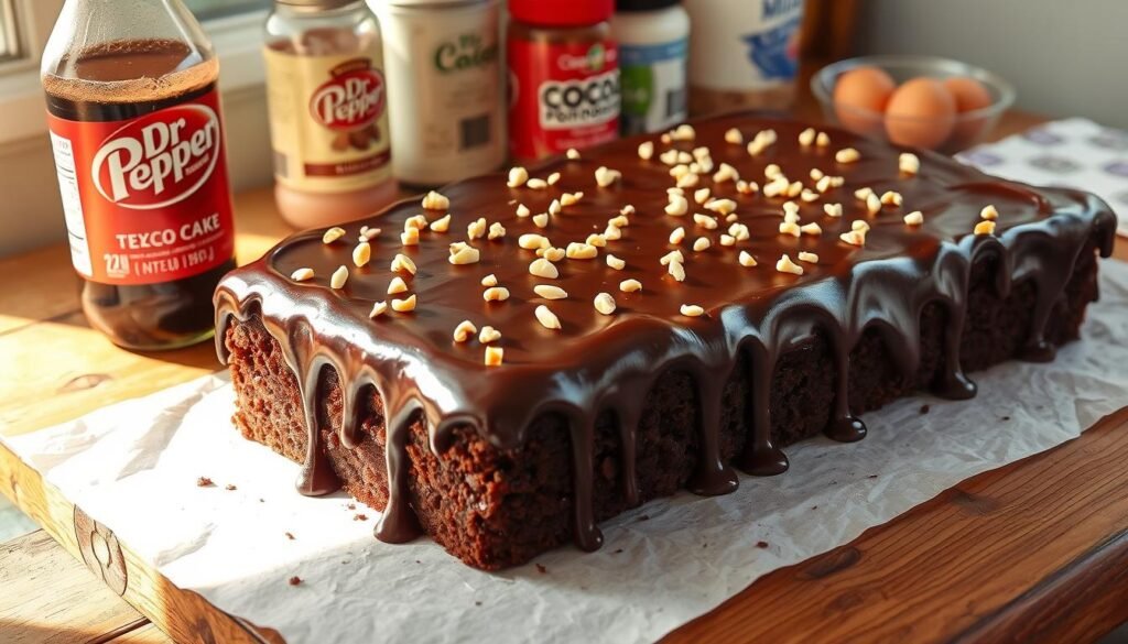 homemade Dr Pepper Texas Sheet Cake