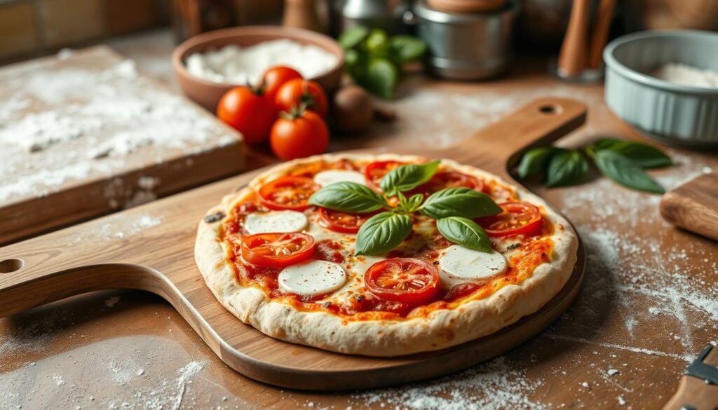 homemade Margherita Pizza recipe